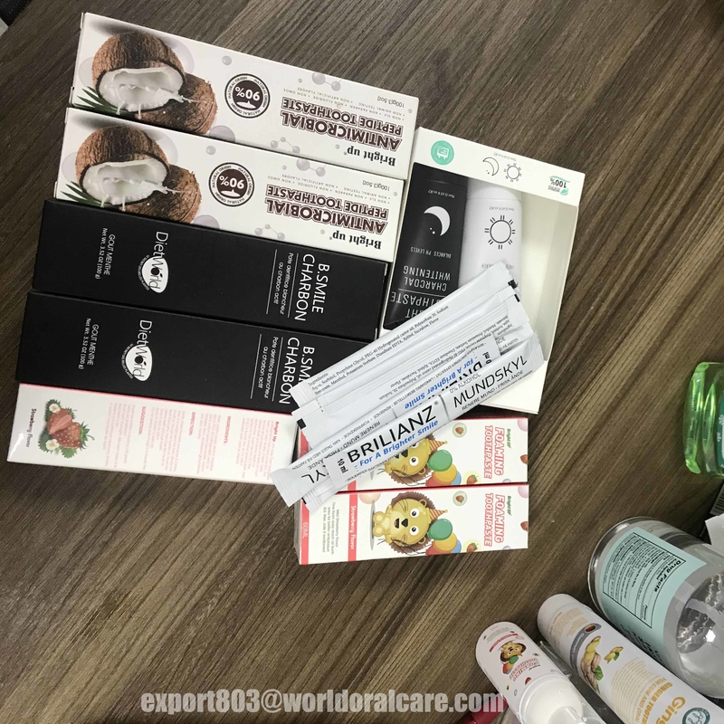 Marca privata d'imbiancatura adulta del dentifricio in pasta originale libero del fluoruro di Refeshens di migliore qualità