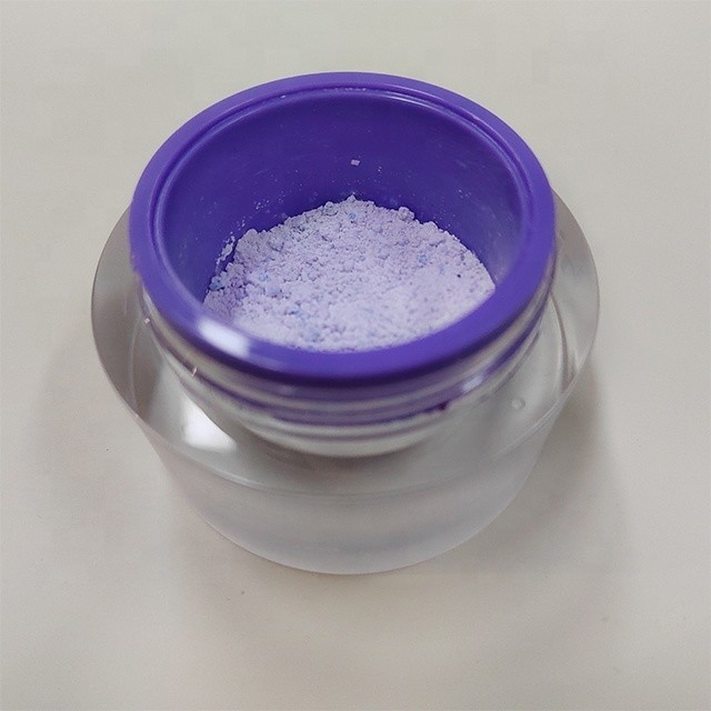 I denti orali di cura del ODM che imbiancano la polvere V34 colorano il dentifricio in pasta di Purple White Foaming del correttore