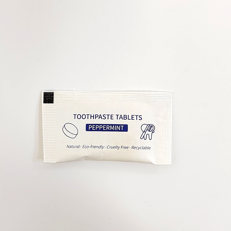 Denti di dimensione di viaggio dell'hotel che imbiancano la menta organica della pillola del colluttorio del dispositivo di rimozione del cattivo respiro del dentifricio in pasta solido delle compresse
