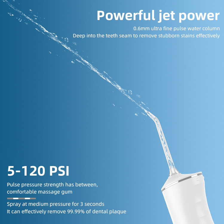 Acqua professionale Flosser di Irrigator di cure odontoiatriche del dispositivo di rimozione della placca batterica della casa IPX7 e di viaggio