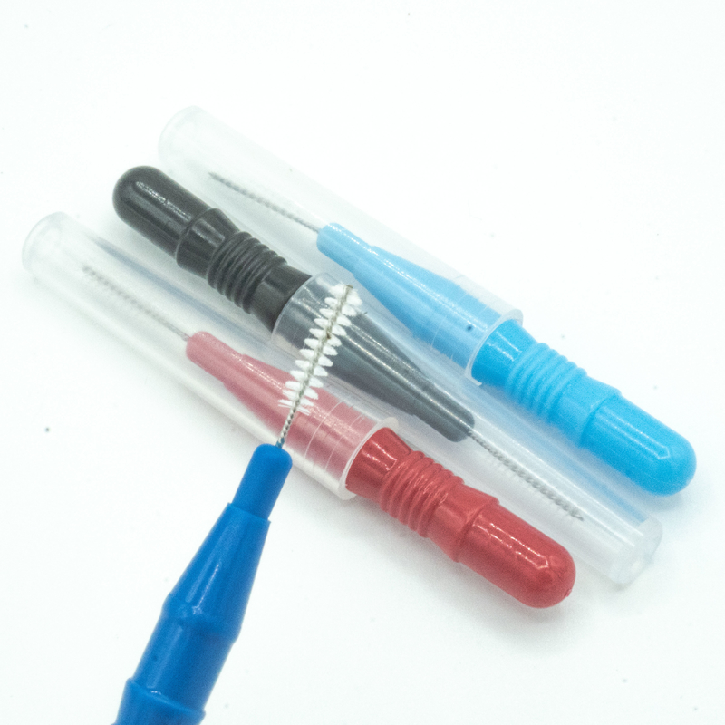 Cura orale della spazzola Interdental inscatolata stuzzicadenti variopinti che pulisce per la casa
