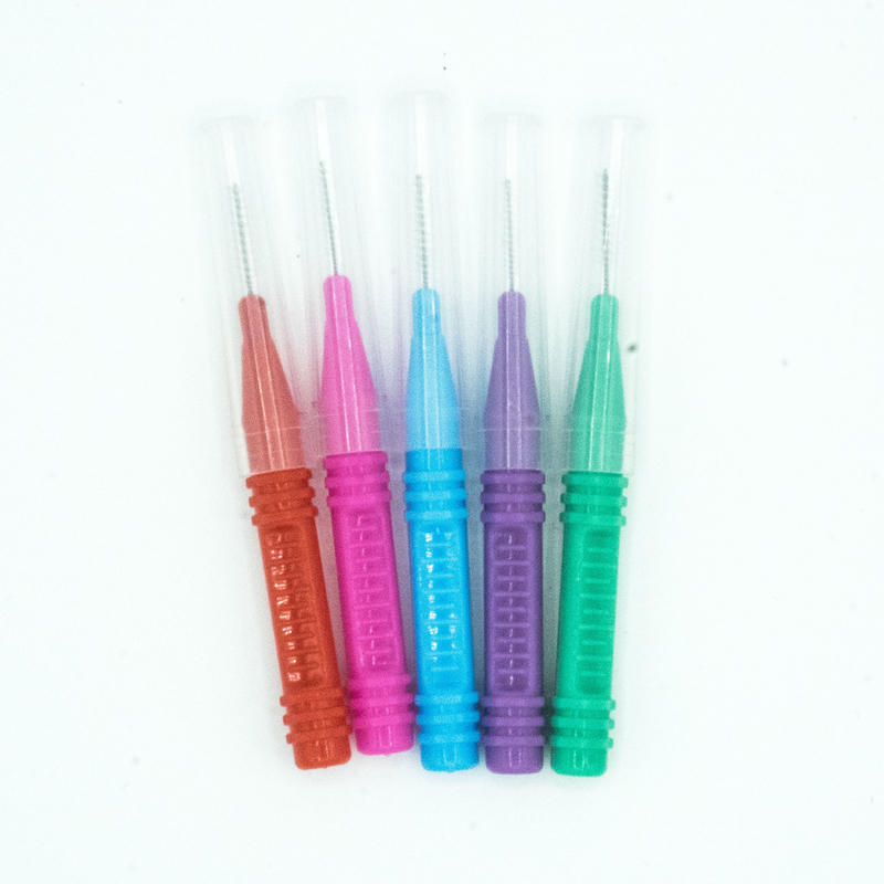 Cura orale della spazzola Interdental inscatolata stuzzicadenti variopinti che pulisce per la casa