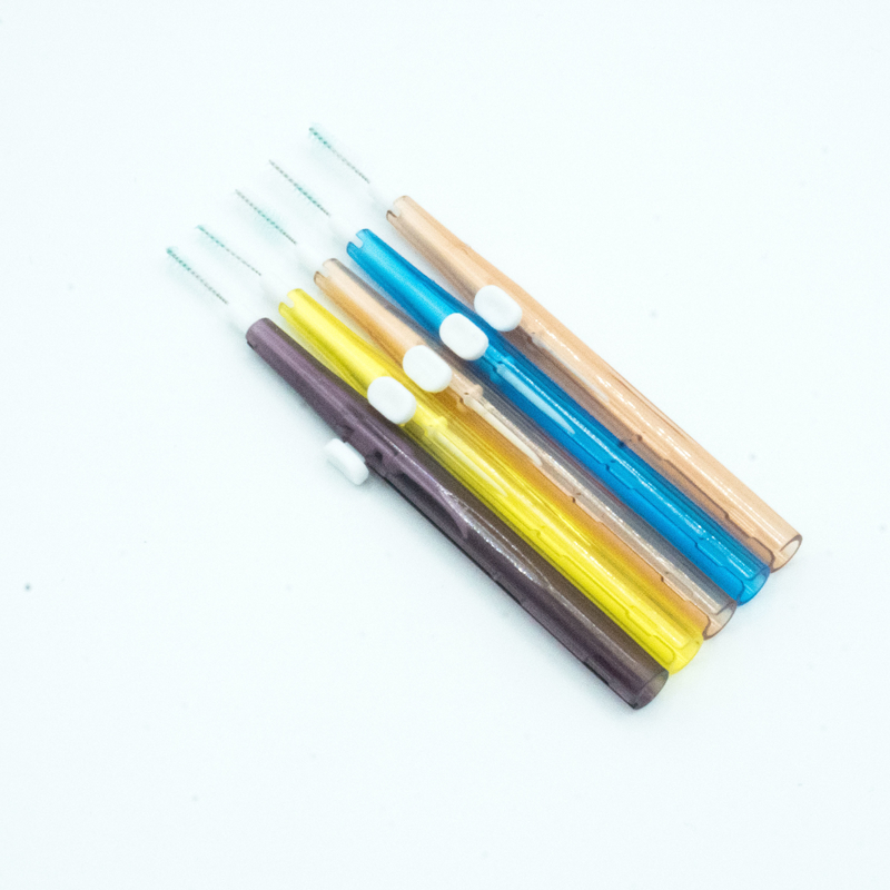 Cura orale della spazzola Interdental inscatolata stuzzicadenti variopinti che pulisce per la casa