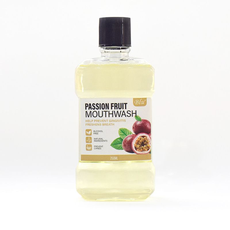 Non alcolico biologico antibatterico cura della salute orale sapore di frutta 250 ml collutorio per la salute delle gengive