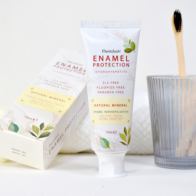 HAP ENAMEL Protezione sLS minerale naturale senza parabeni gengive idrossiapatite sani dentifricio sbiancante