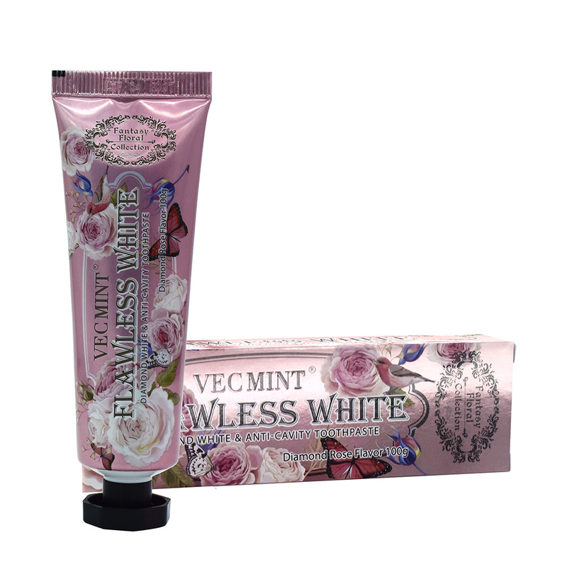 Lily Lily Rose Osmanthus Sapore Pasta chimica dentifricio con scatola di carta bianca da 400 g