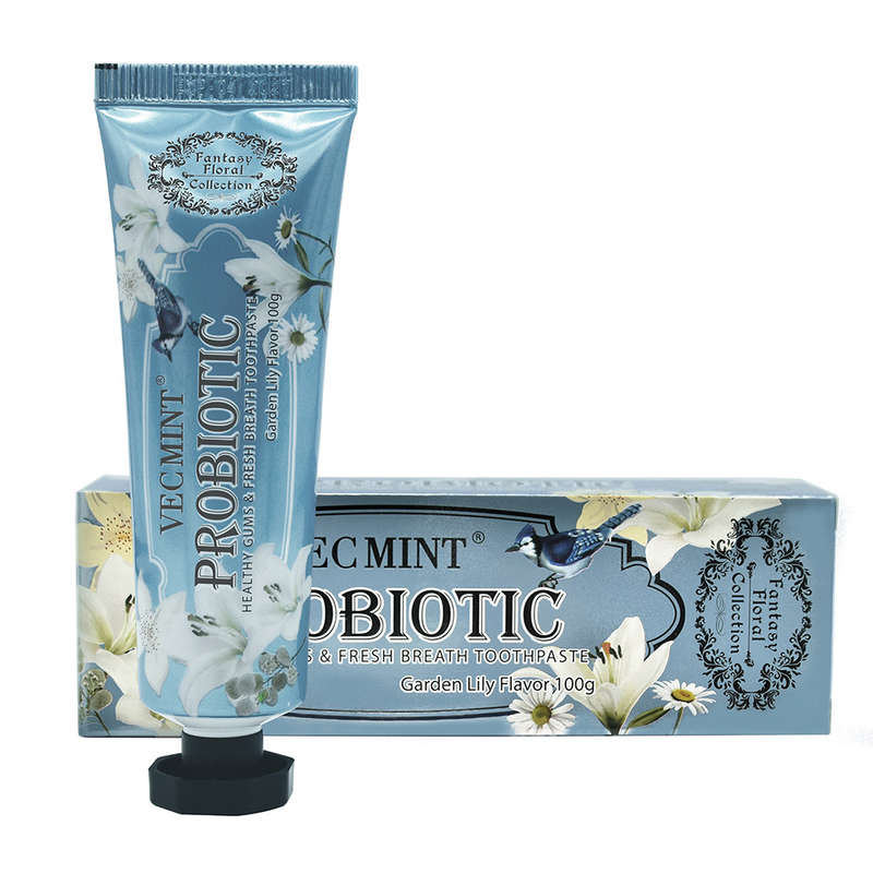 Lily Lily Rose Osmanthus Sapore Pasta chimica dentifricio con scatola di carta bianca da 400 g