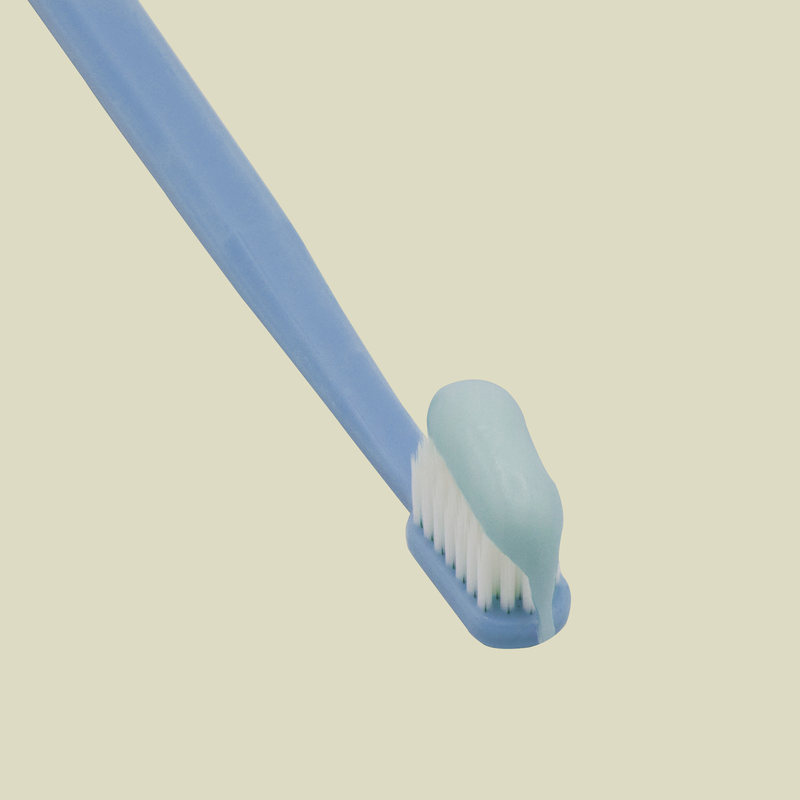 Denti sbiancanti pasta da denti al sapore di fiori con sorbitolo Silice 400g Cartone di carta bianca