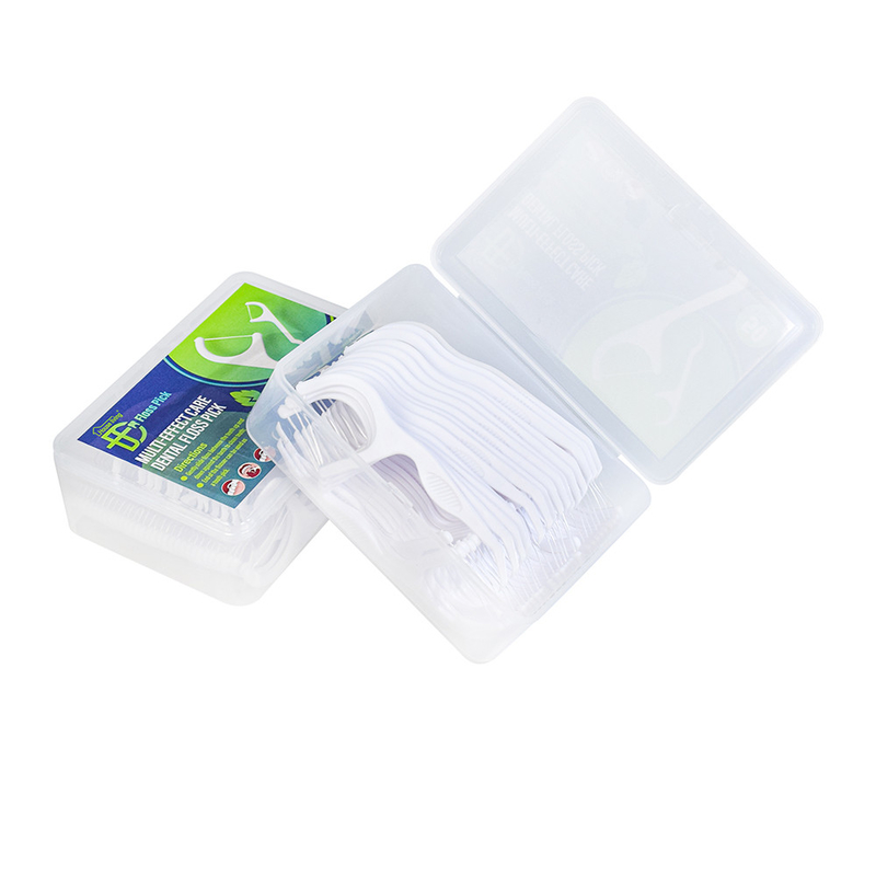 Disposable hotel viaggio uso a domicilio pulizia dentale Dental Floss Zucchero per denti Pulizia dentale Floss Sticks