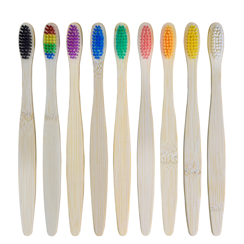 Borsa da denti a misura all'ingrosso naturale eco biodegradabile colorata Soft Hotel Bambù con imballaggio