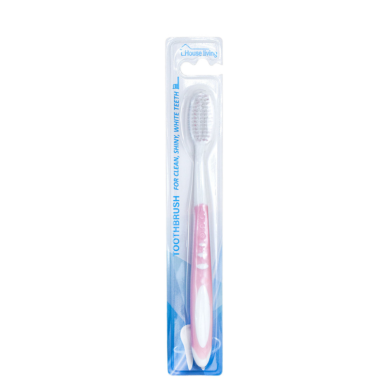 Ingrosso Personalizzazione Viaggi per adulti Casa Hotel Plastico Soft Bristle Spazzolino per uso domestico In Blister Card