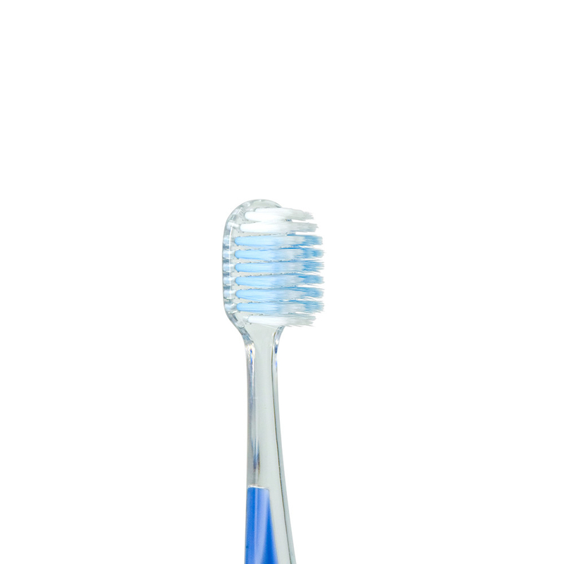 Ingrosso di lusso cristallo denti sbiancante spazzolino per denti lucchetti di alta densità pulizia profonda cristallo chiaro spazzolino manico dente