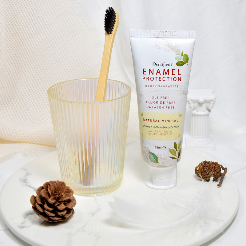 Dentifresh 75 ml dentifricio - SLS idrossiapatite - libero fluoruro libero con minerale naturale per la rimineralizzazione dello smalto