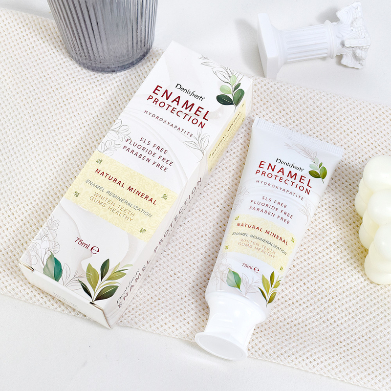 Dentifresh 75 ml dentifricio - SLS idrossiapatite - libero fluoruro libero con minerale naturale per la rimineralizzazione dello smalto