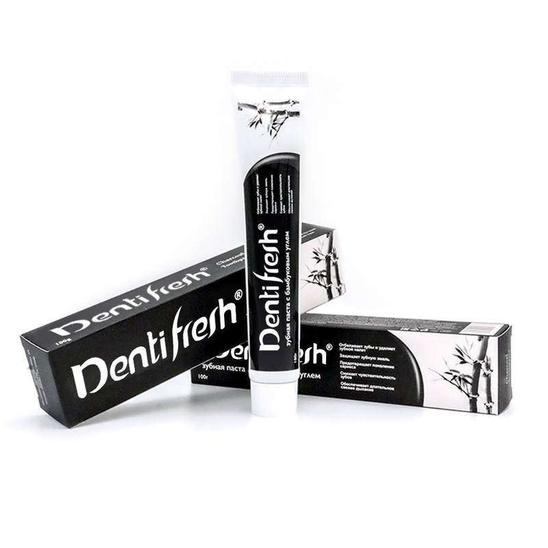 COOL ATE dentifricio - sbiancano i denti e rinfrescano l'alito con carbone di bambù 100g formula di pulizia per la salute orale