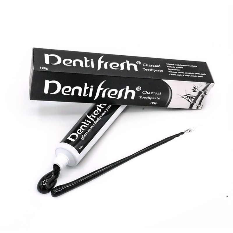 COOL ATE dentifricio - sbiancano i denti e rinfrescano l'alito con carbone di bambù 100g formula di pulizia per la salute orale