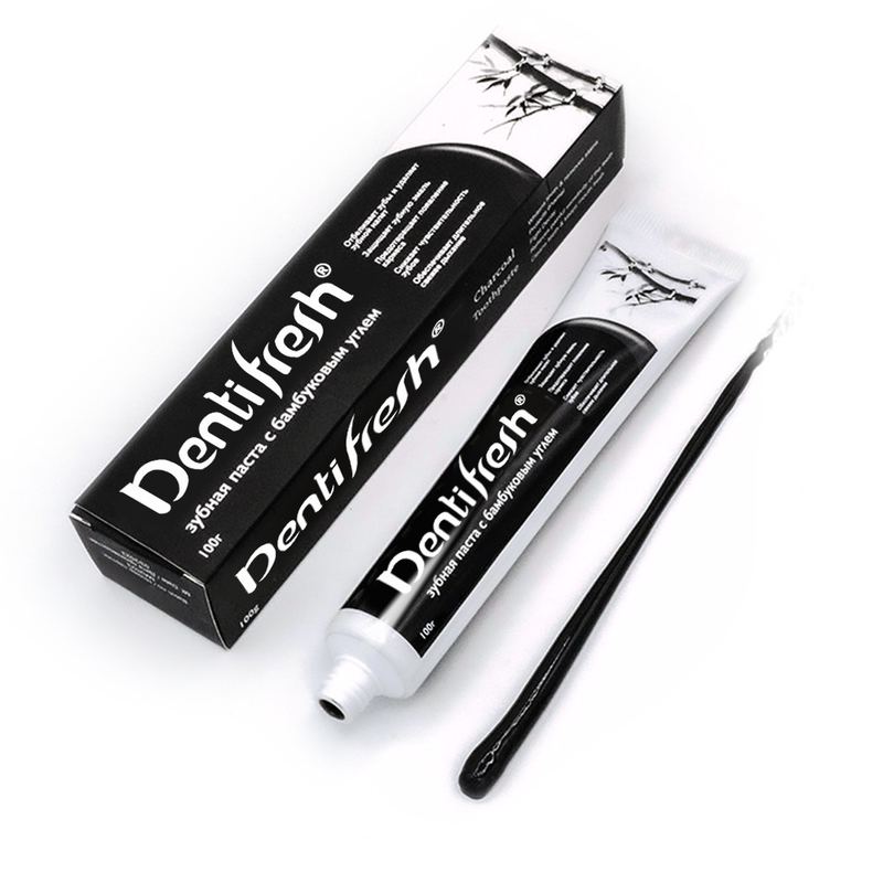 COOL ATE dentifricio - sbiancano i denti e rinfrescano l'alito con carbone di bambù 100g formula di pulizia per la salute orale