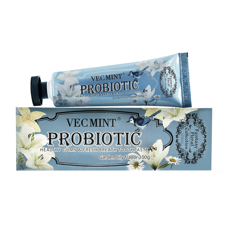 VECMINT Lily dentifricio 100g dentifricio per denti sani Collezione floreale di lusso Vendita a caldo Fabbrica consegna diretta