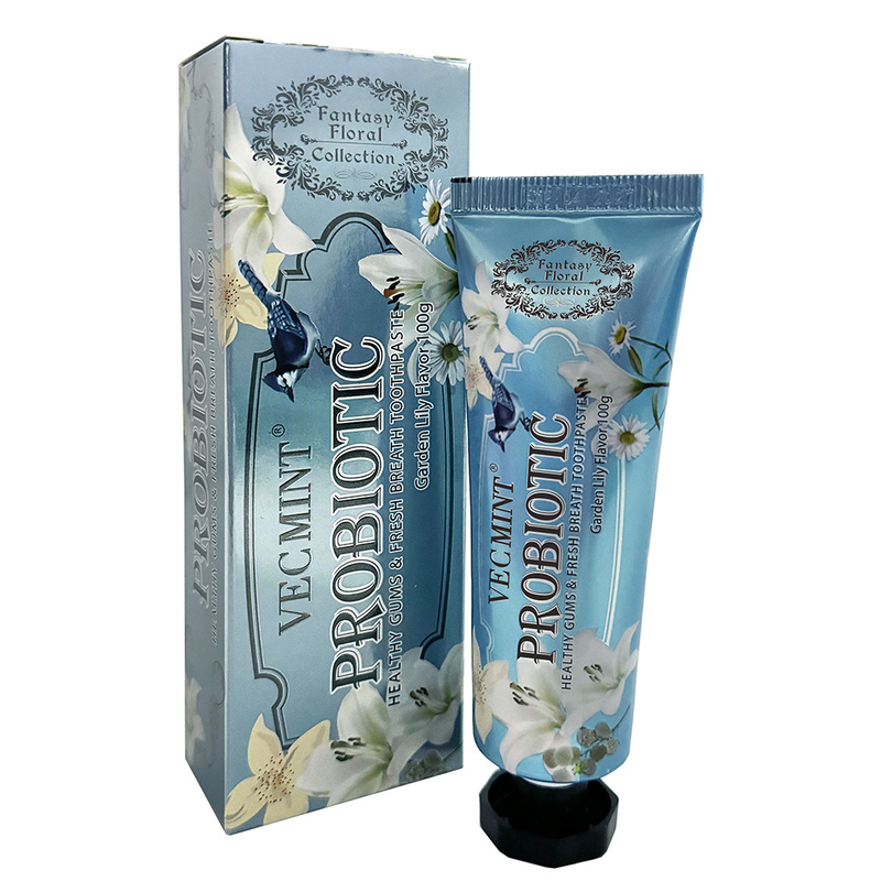 VECMINT Lily dentifricio 100g dentifricio per denti sani Collezione floreale di lusso Vendita a caldo Fabbrica consegna diretta
