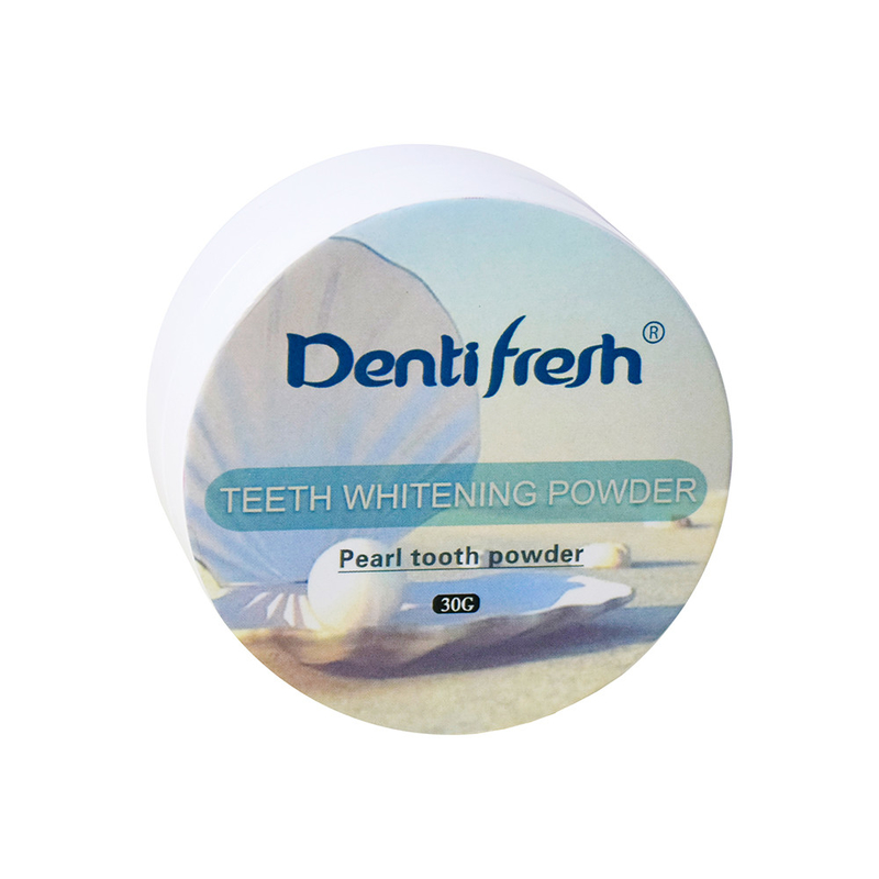 DentiFresh Purple Tooth Toner - 30 secondi per un sorriso più luminoso Polvere sbiancante per denti, 30 grammi