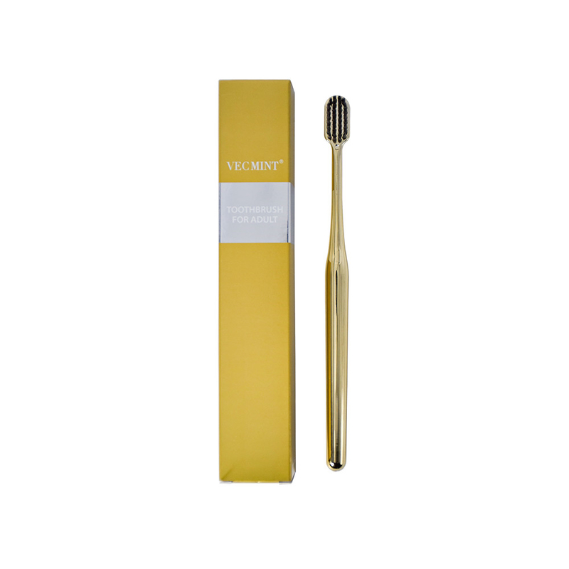 VECMINT Champagne gold High-End Adult Toothbrush: un design raffinato per un'igiene orale superiore, perfetto per l'uso quotidiano