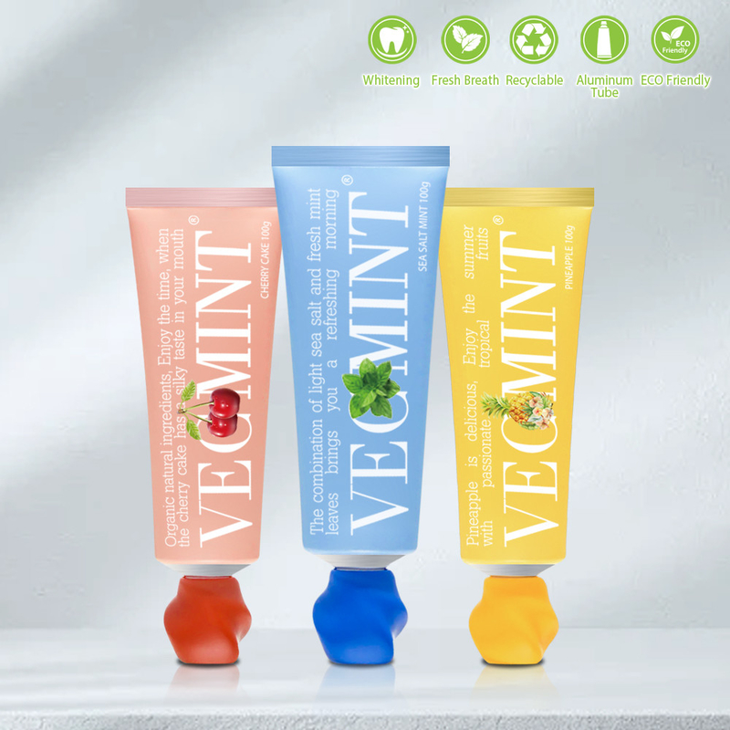 VECMINT Sale di mare e dentifricio di menta fresco - lascia la bocca rinfrescato 100g fabbrica all'ingrosso