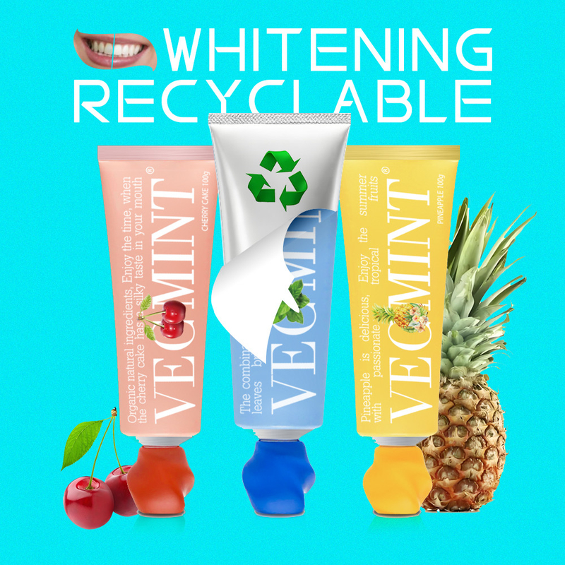 VECMINT Sale di mare e dentifricio di menta fresco - lascia la bocca rinfrescato 100g fabbrica all'ingrosso