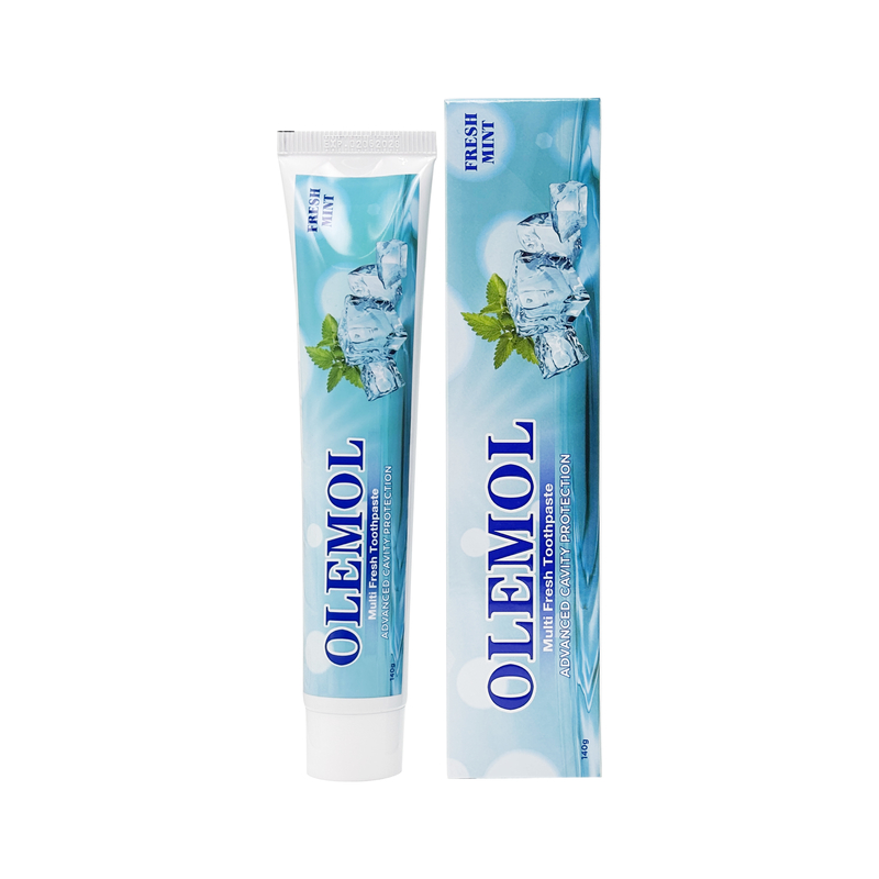 OLEMOL Multi Fresh Toothpaste 100g - Sapore di menta fresca con protezione avanzata della cavità per l'igiene orale e la cura dentale quotidiana