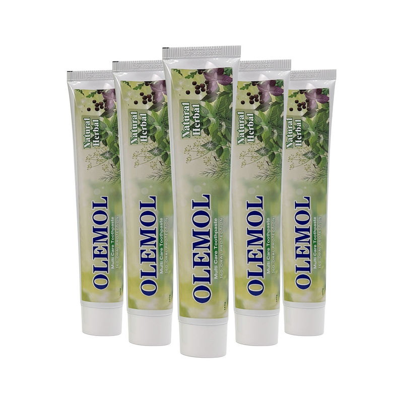 OLEMOL Multi White Toothpaste 90g - Formula Max di sbiancamento e rimozione delle macchie per un'efficace sbiancamento dei denti e cura orale quotidiana