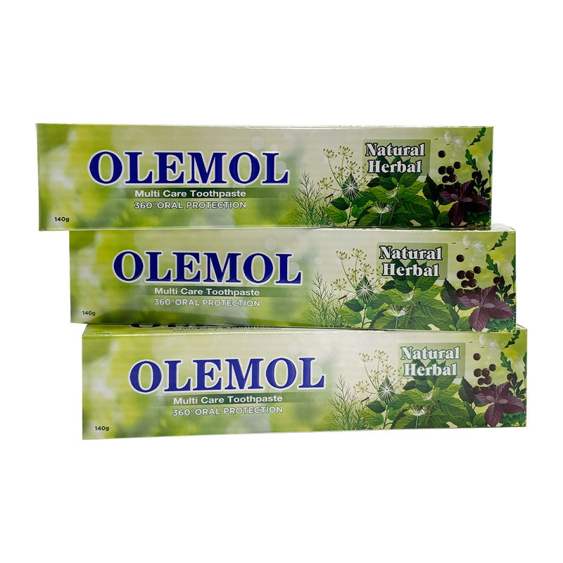 OLEMOL Multi White Toothpaste 90g - Formula Max di sbiancamento e rimozione delle macchie per un'efficace sbiancamento dei denti e cura orale quotidiana