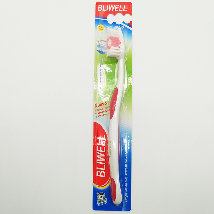 Spazzolino da denti riutilizzabile molle pulito orale di plastica dell'OEM Eco della maniglia amichevole all'ingrosso di colore